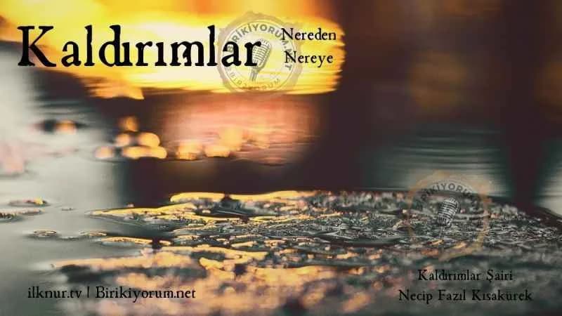 Kaldırımlar: Nereden Nereye