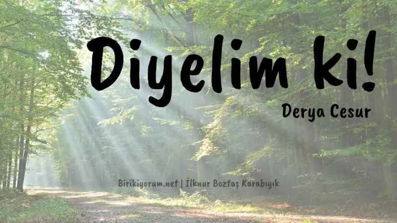 Diyelim ki