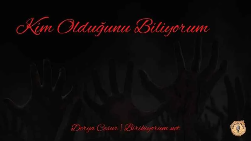 Kim Olduğunu Biliyorum