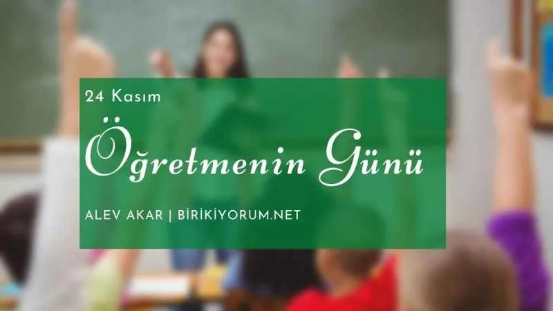 Öğretmenin Günü